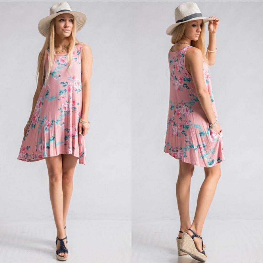 ♨New! Floral swing dress